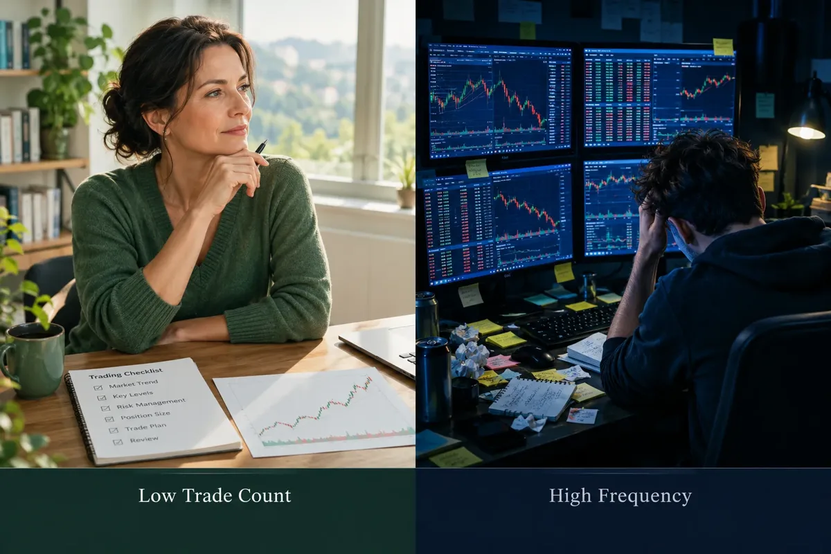 Trader deciding between the cheapest and premium journal plans