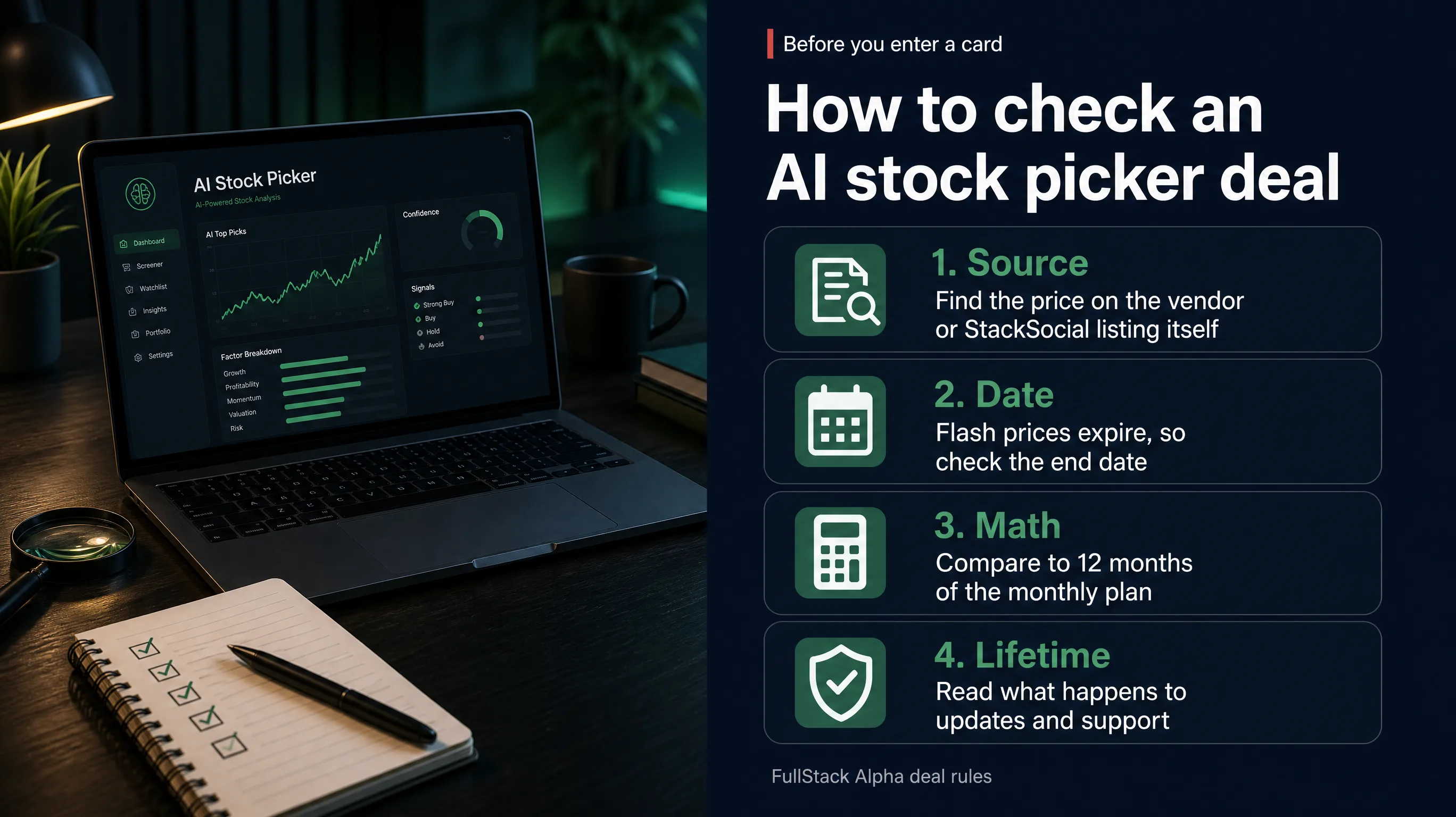How to check an AI stock picker deal