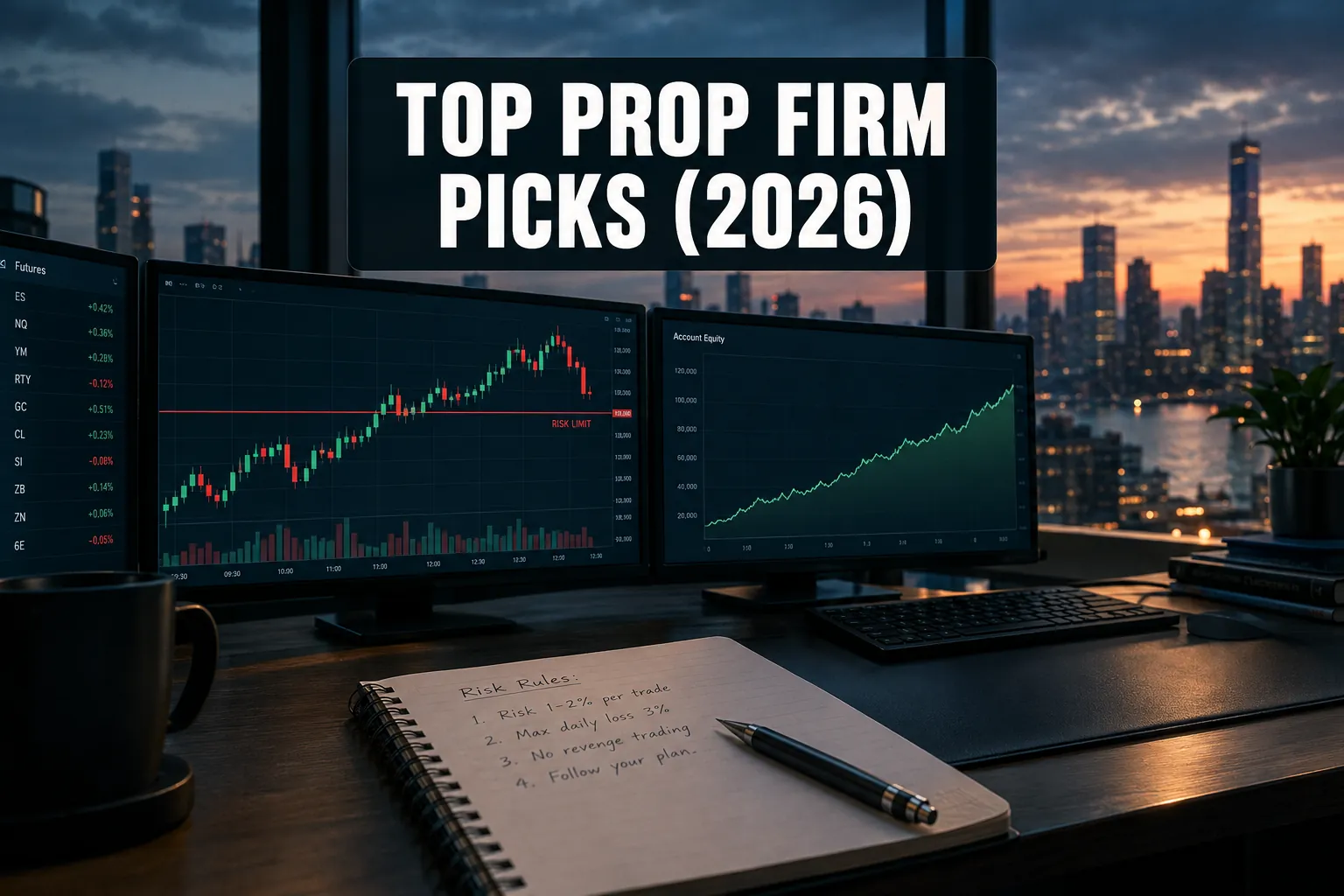 Top Prop Firm Picks 2026 futures prop trading firm buyer's guide