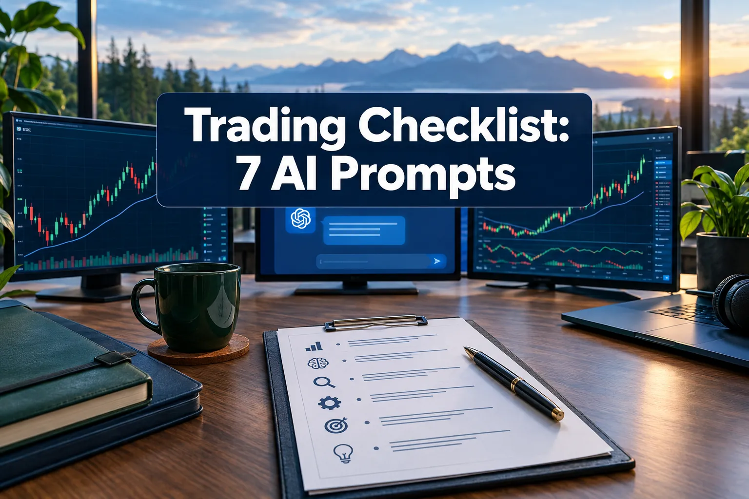 Trading Checklist | 7 AI Prompts That Poke Holes in Your Thesis